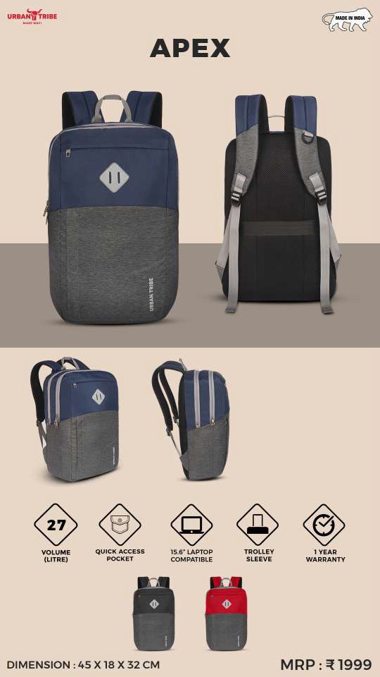 Urban Tribe Apex Laptop Backpack